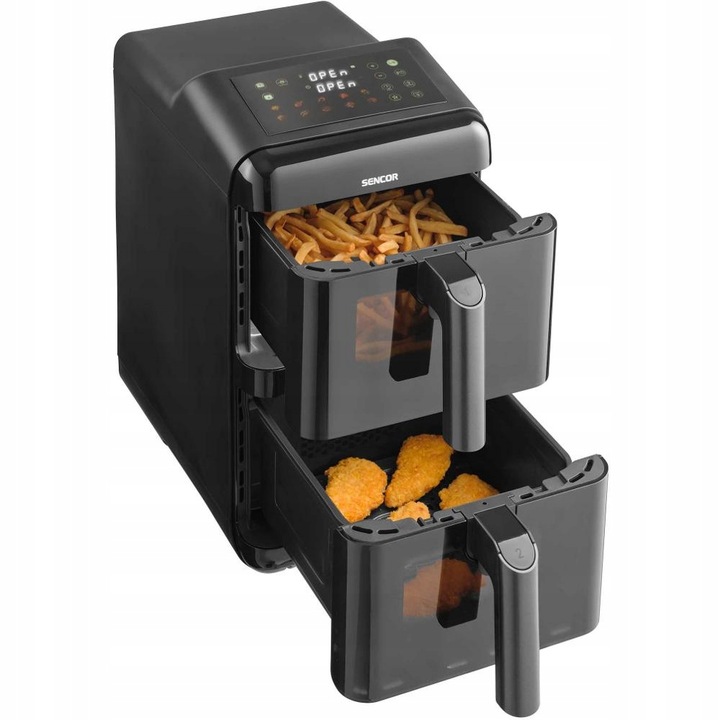 Air Fryer Frytkownica beztłuszczowa Sencor 1250BK 11,6L 3000W 10