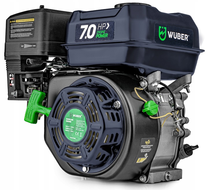 SILNIK SPALINOWY BENZYNOWY ZAGĘSZCZARKI GLEBOGRYZARKI 7KM 20MM OHV + OLEJ