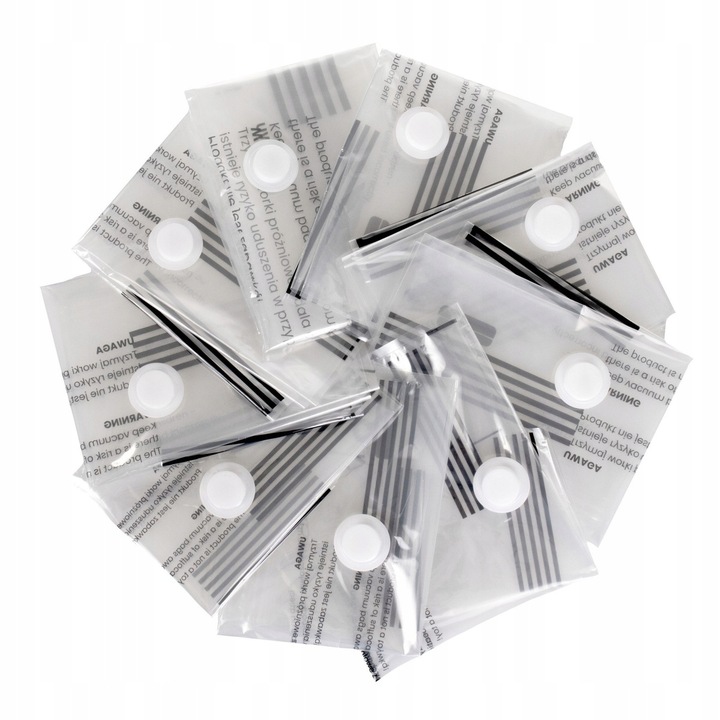 WORKI PRÓZNIOWE na ubrania pościel 15 sztuk WIELOKROTNEGO UŻYTKU +