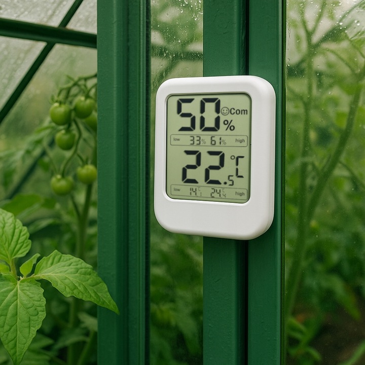 TERMOMETR LCD MINI STACJA POGODOWA POGODY HIGROMETR ZESTAW MAGNES