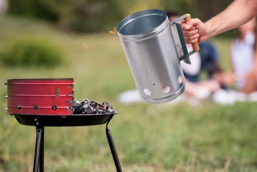 KOMIN DO ROZPALANIA GRILLA BRYKIETU WĘGLA GRIL BBQ