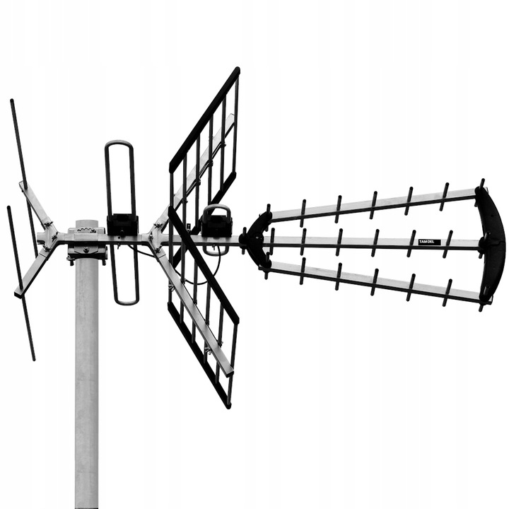 Antena do TV naziemnej DVB-T2 COMBO MUX8 4K LTE aktywna ze