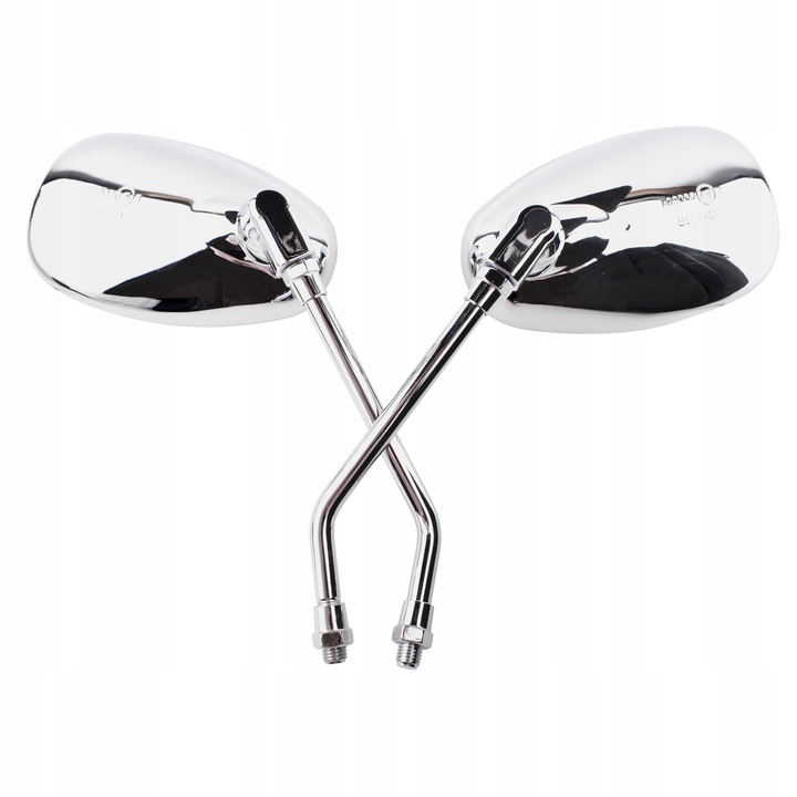 LUSTERKA DO MOTOCYKLA MOTOCYKLOWE M10 SKUTERA QUADA Chrom Chopper Bobber