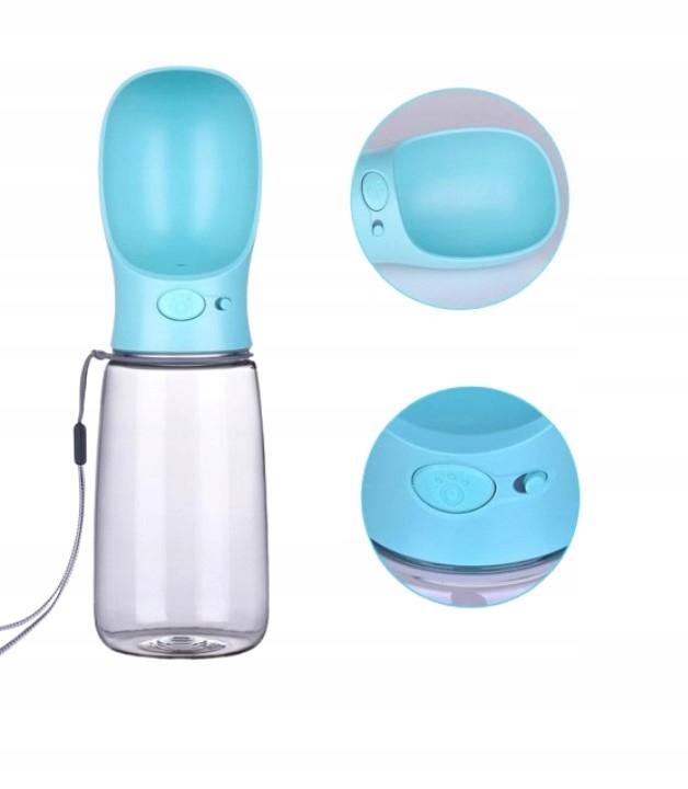 PRZENOŚNA BUTELKA MISKA NA WODĘ TURYSTYCZNA POIDŁO DLA PSA KOTA