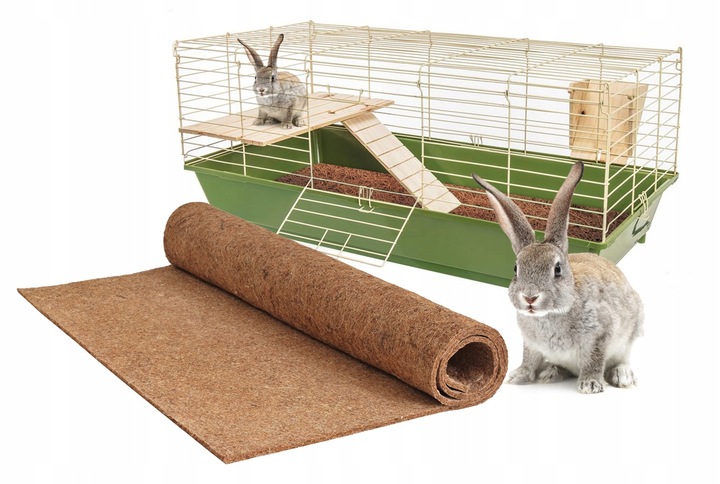 MATA KOKOSOWA PODŁOŻE JAK ŻWIREK DO KLATKA KOJEC DLA KRÓLIKA ŚWINKI XXL