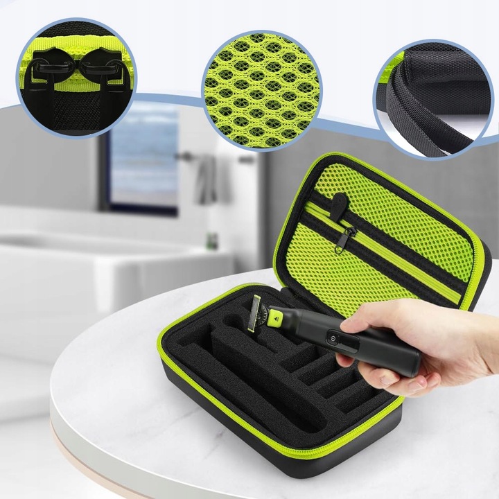 ETUI TWARDE NA GOLARKĘ PHILIPS ONEBLADE 360 TRYMER NASADKI OSTRZA