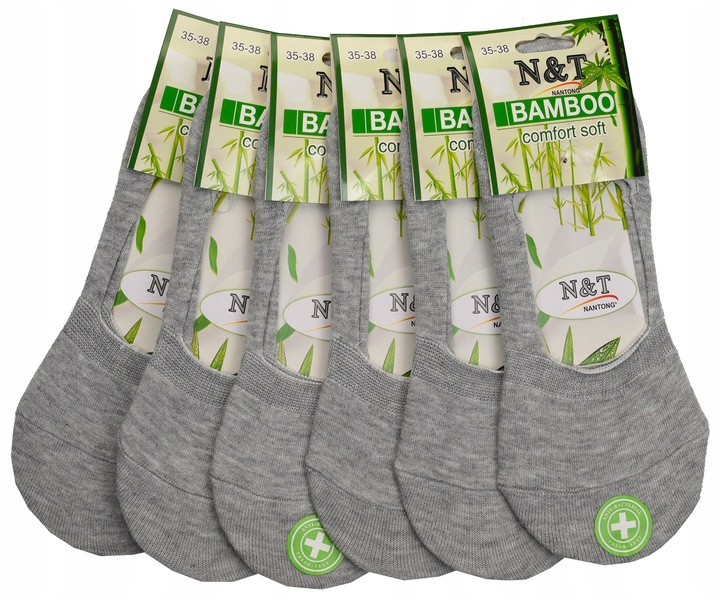 6 Par Stopki Damskie Skarpety Bambusowe Krótkie Skarpetki Antybakteryjne