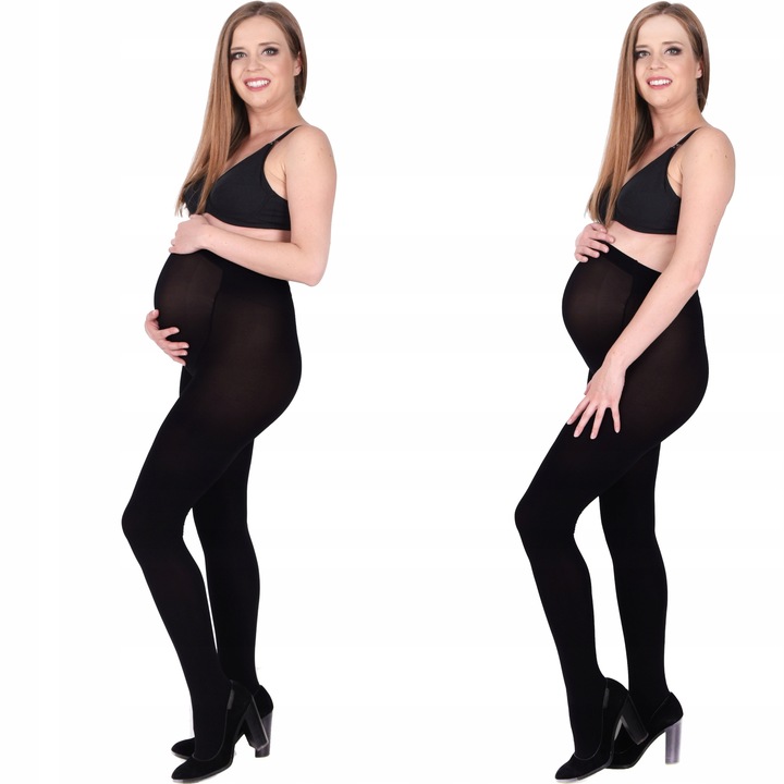 100den Rajstopy Ciążowe MIKROFIBRA pełne z PANELEM