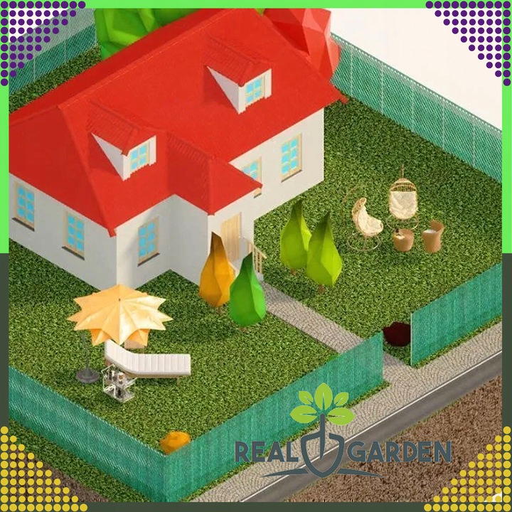 Siatka Cieniująca 1,5x50m Maskująca 95% Osłona Mata Na ogrodzenie Płot