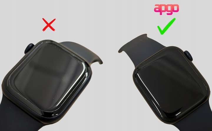 2x Folia ochronna hydrożelowa apgo HD HQ FLEX do Apple Watch SE 2022 (40mm)