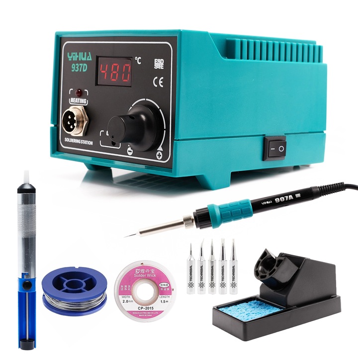 STACJA LUTOWNICZA YIHUA 937D + GROTY ODSYSACZ CYNA