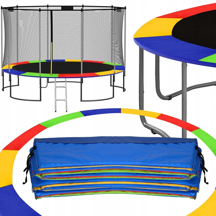MOCNA OSŁONA SPRĘŻYN DO TRAMPOLINY 365-374 cm 12FT NA SPRĘŻYNY GRUBA MULTI
