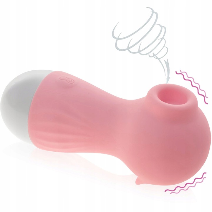 WIBRATOR PINGWINEK SSĄCY MASAŻER PINGWIN DLA PAR ŁECHTACZKA SUTKI PENIS