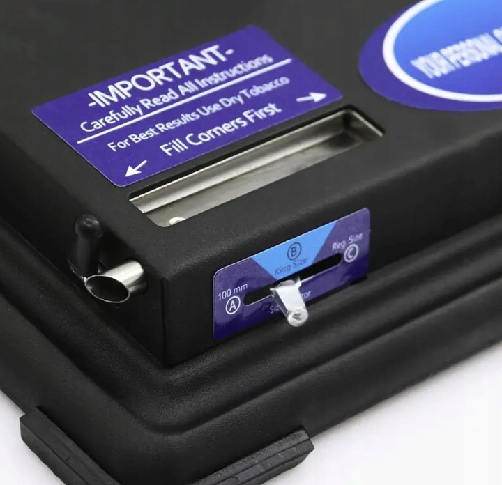 NABIJARKA TŁOKOWA DO NABIJANIA PAPIEROSÓW TYTONIU