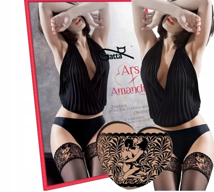 Pończochy Gatta ARS AMANDI Calze 01 r. 3-4 opakowanie w formie książki