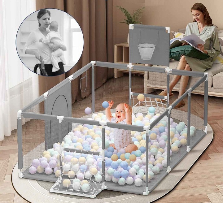 Kojec dla dzieci suchy basen piłki PROSTOKĄT I157