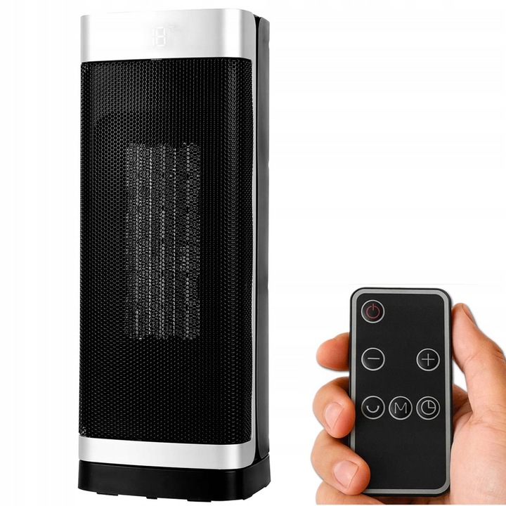 TERMOWENTYLATOR GRZEJNIK ELEKTRYCZNY KOLUMNOWY FARELKA CICHY 2000W +