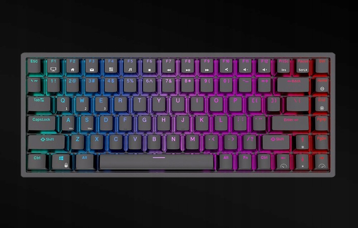 Bezprzewodowa Klawiatura Mechaniczna Royal Kludge Rk84 Red Switch Rgb