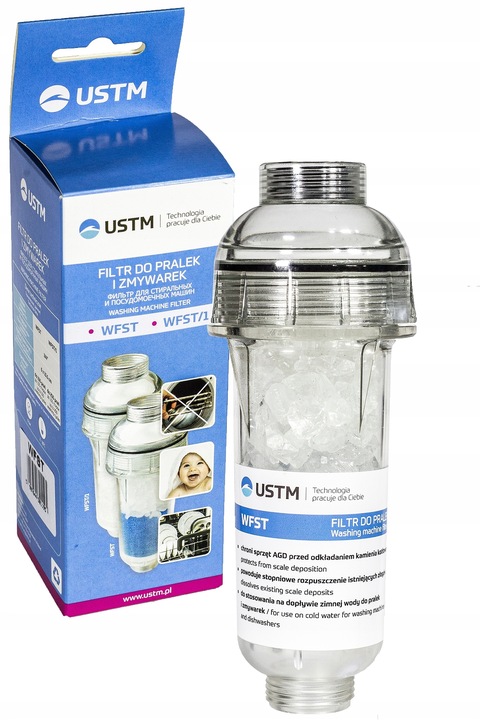 FILTR WODY PRALKOWY DO PRALKI ZMYWARKI DWUSTOPNIOWY OCHRONY AGD WFST