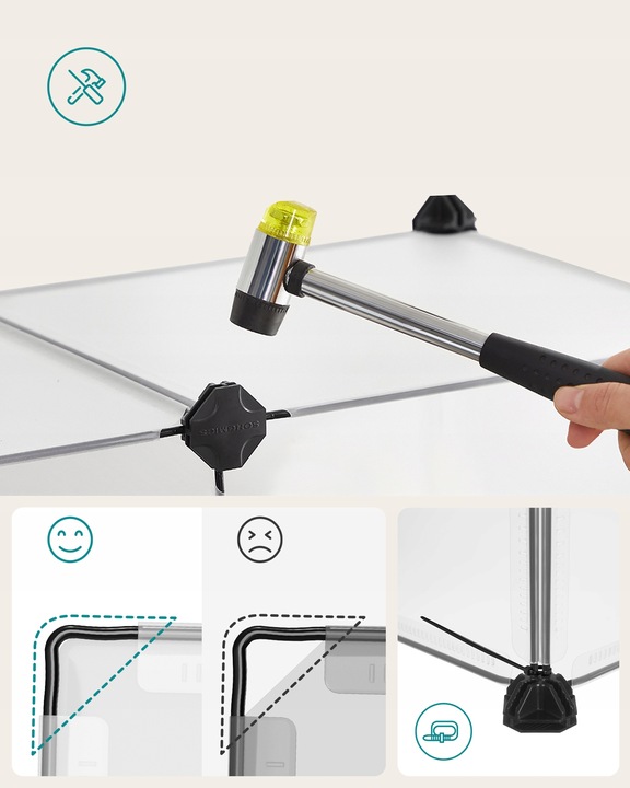 Modułowa Zagroda Kojec Wybieg dla Małych Zwierząt Gryzoni Chomika Świnki