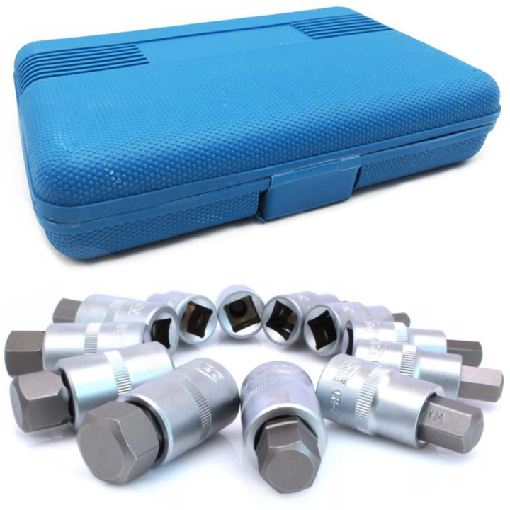 KLUCZE NASADOWE IMBUS 1/2'' H5-H22 NASADKI 12EL