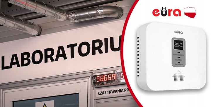 2w1 Czujnik Czadu Tlenku Węgla Gazu Ziemnego 230V