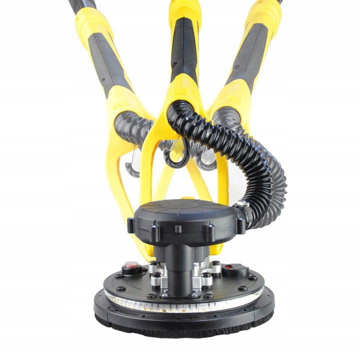 Szlifierka do Gipsu Gładzi Tynku Ścian Sufitów Bezpyłowa Żyrafa LED