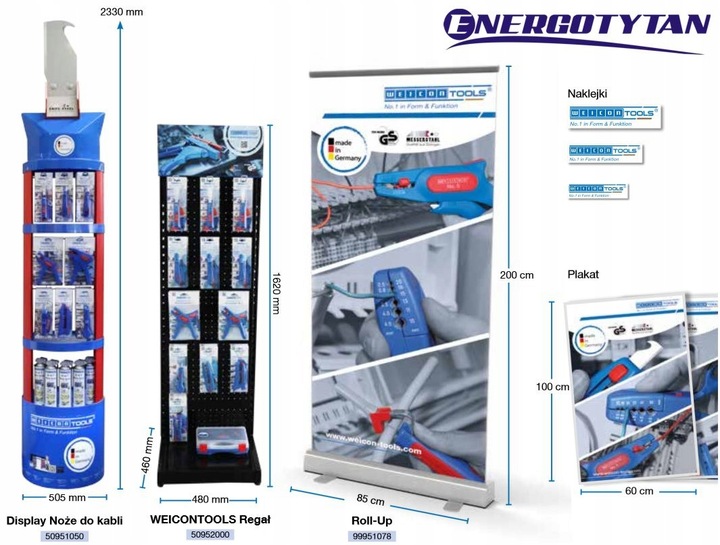WEICON ŚCIĄGACZ IZOLACJI DO KABLI NR 5 0,2-6 mm2 / ORYGINAŁ MADE IN