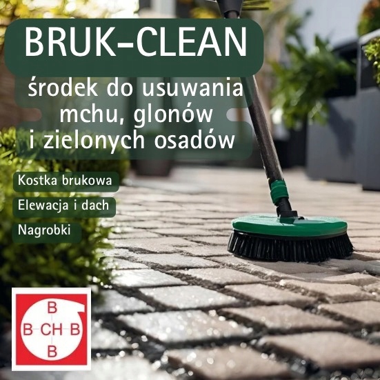 Płyn Środek do usuwania Mchu Glonów i Zielonych Osadów z Kostki Elewacji 5L