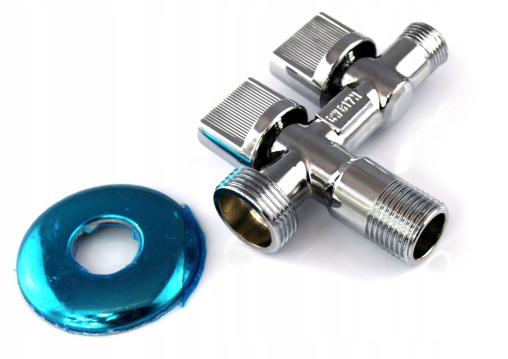 Zawór kulowy kombinowany do pralki i zmywarki trójnik 1/2" X 3/8" X 3/4"