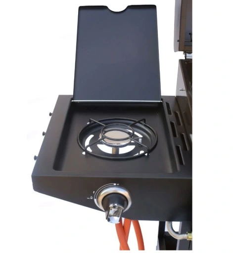 GRILL GAZOWY WÓZEK 4.1 (14,8 KW) Z RUSZTEM ŻELIWNYM + POKROWIEC