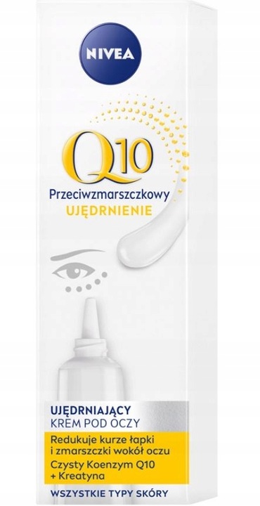 NIVEA Q10 Krem przeciwzmarszczkowy dzień noc SPF15 50ml x2 + Pod oczy 15ml