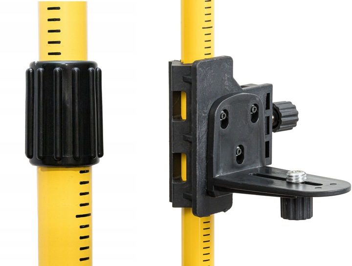 TYCZKA TELESKOPOWA STATYW 2,85m DO LASERA + ADAPTER DO SKOSÓW