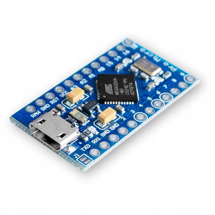 Leonardo PRO Micro ATmega32U4 16MHz 5V microUSB + piny zgodny z Arduino