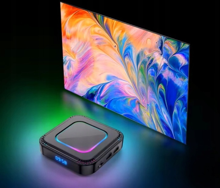 SMART TV BOX 4K PRZYSTAWKA MULTIMEDIALNA 8K ANDROID 13 BLUETOOTH WIFI