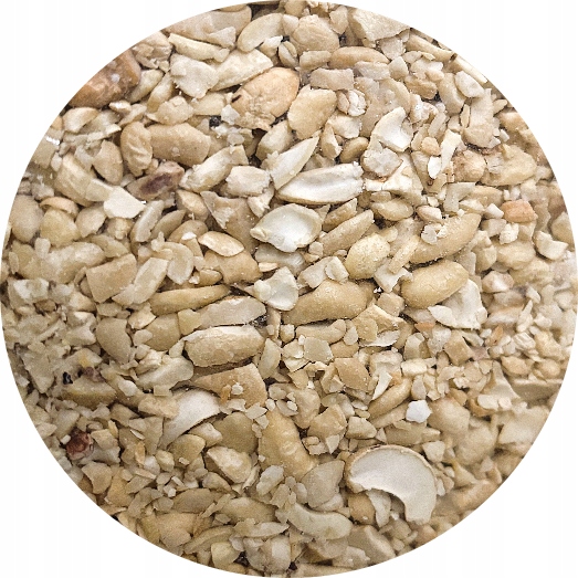 ORZECHY NERKOWCA KAWAŁKI KOSTKA 1kg 1000g NATURALNE DROBNE SUPER DO DESERÓW