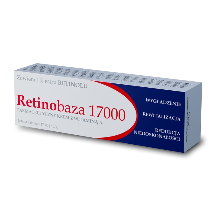 KREM z Witaminą A Retinobaza 17000 - Wygładzający Rewitalizujący 1%