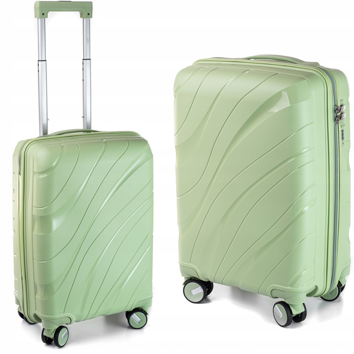 MAŁA WALIZKA PODRÓŻNA L NIEZNISZCZALNA POLIPROPYLEN RGL BAGAŻ PODRĘCZNY