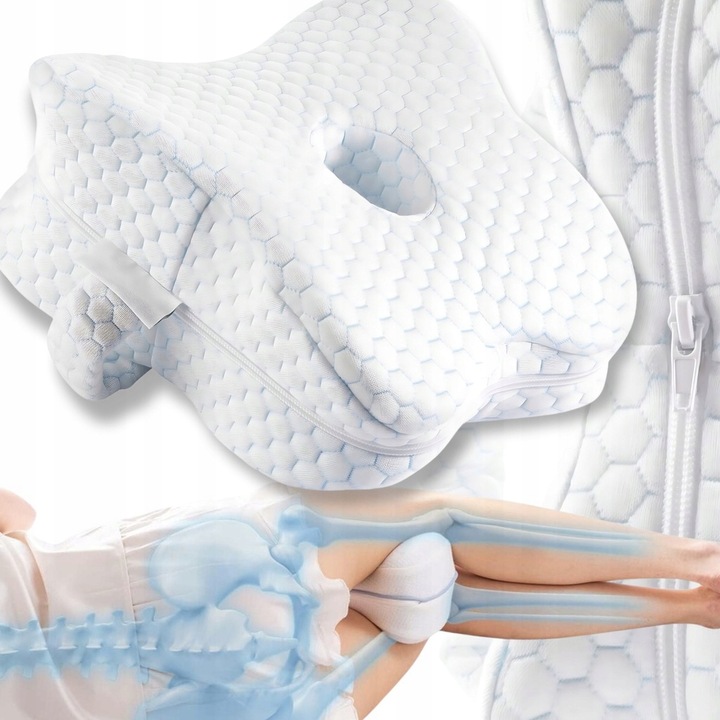 PODUSZKA ORTOPEDYCZNA KLIN MIĘDZY NOGI KOLANA DO SPANIA SEPARATOR