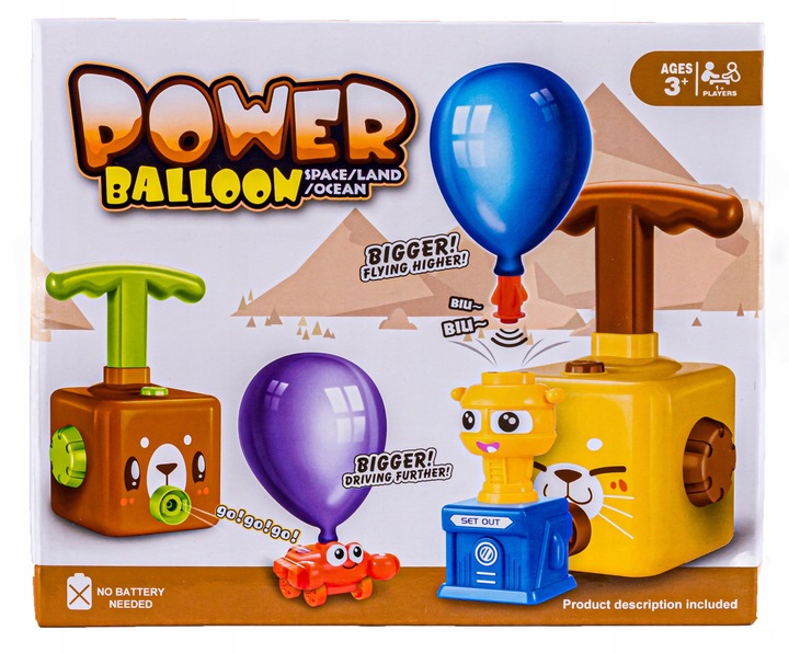 WYRZUTNIA BALONÓW SAMOCHODÓW AUTEK POMPKA BALONY