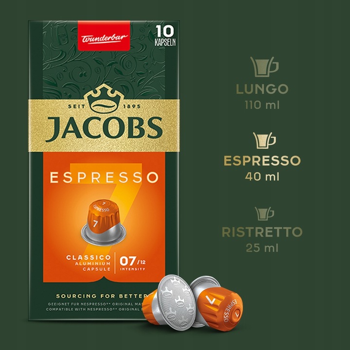 Kapsułki Jacobs mix kawa do Nespresso(r)* 90+10 GRATIS!