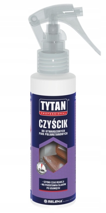 Czyścik do Piany Pianki Poliuretanowej Utwardzonej Tytan Professional 100ml