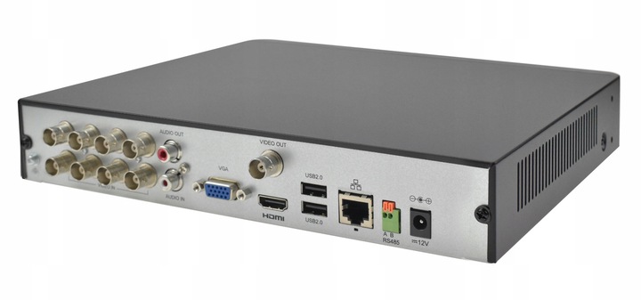 REJESTRATOR ANALOGOWY DO MONITORINGU 8 KANAŁÓW 8MPx DVS PODGLĄD ZDALNY