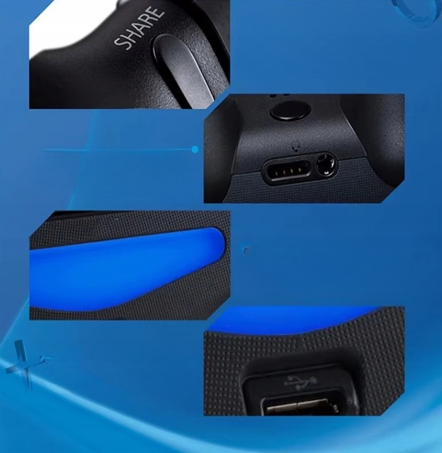 KONTROLER BEZPRZEWODOWY DO PS4 PAD DOUBLESCHOCK WIBRACJE NOWY AI&JL