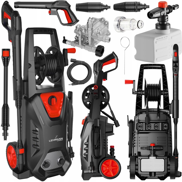 MYJKA CIŚNIENIOWA 260 BAR SAMOSSĄCA POMPA ALUMINIOWA DYSZA TURBO