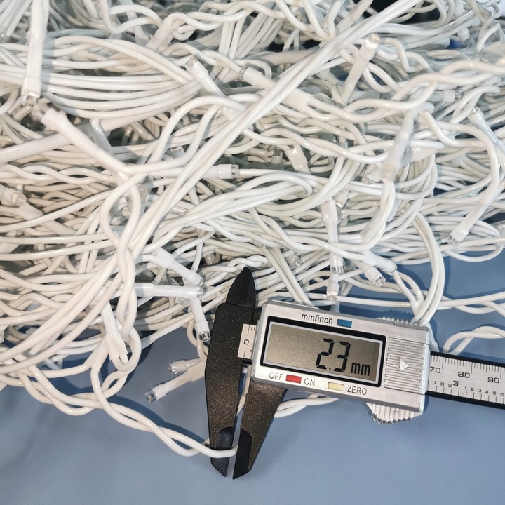 SOPLE FLASH 500 LED Flash ZEWNĘTRZNE BIAŁE ZIMNE CHOINKOWE lampki z Fleszem