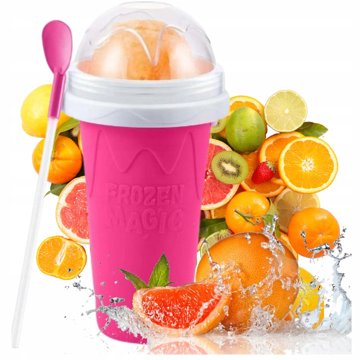 Kubek do Lodów Granity Sorbetów Slushy Koktajli Mrożonych KOLORY