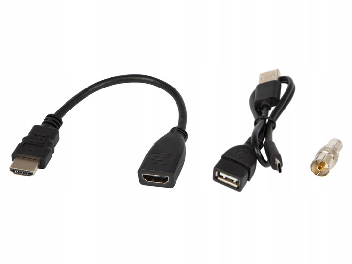 DEKODER TUNER TV DVB-T2 HEVC H.265 FULL HD MINI STICK PILOT BATERIE