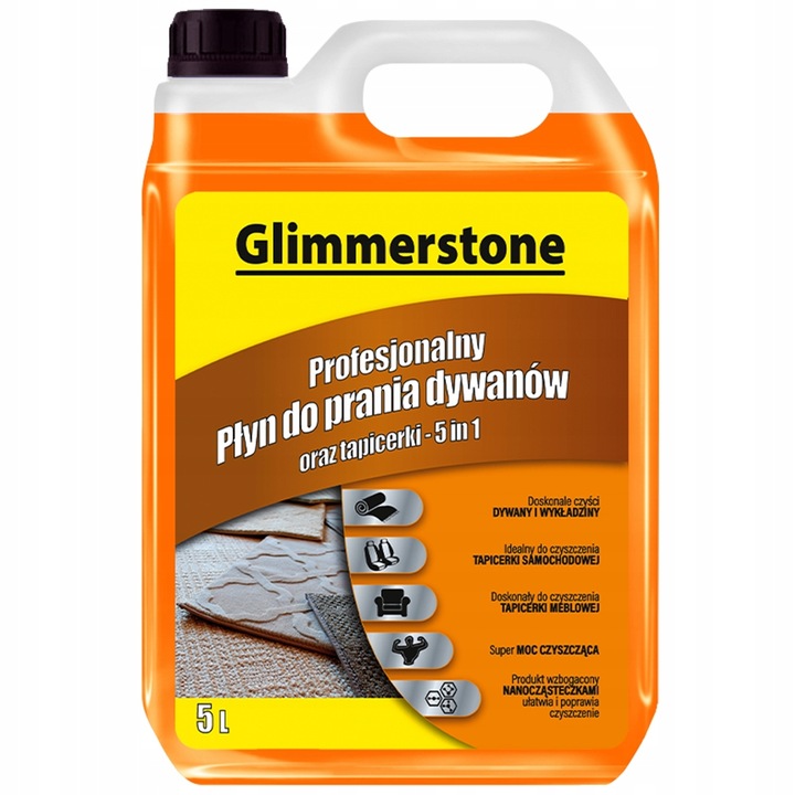 PŁYN DO PRANIA TAPICERKI DYWANÓW SILNY ŚRODEK - ODPLAMIA 5l - NOWA JAKOŚĆ