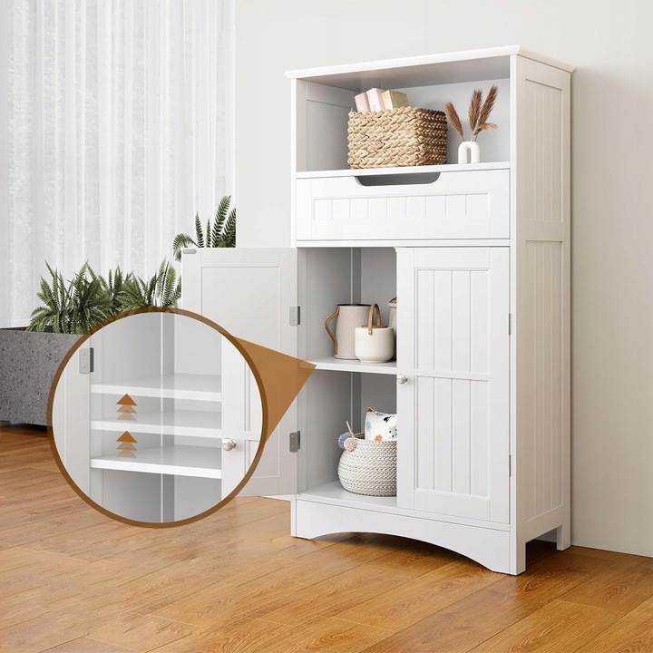 Bealife Szafka łazienkowa, wielofunkcyjne rozwiązanie 30D x 60W x